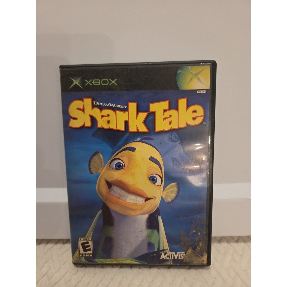 Shark Tale Tail Dreamworks Xbox Tested Game and Case